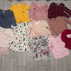 Yellow Ruffled Kids Top